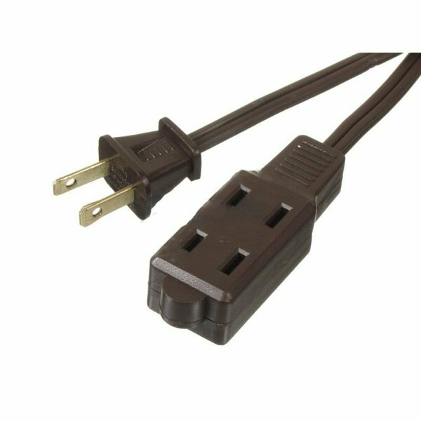 American Imaginations 177.17 in.Brown Plastic Indoor Triple Outlet AI-37242